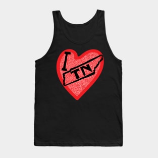 I Love Tennessee I Heart TN Tank Top